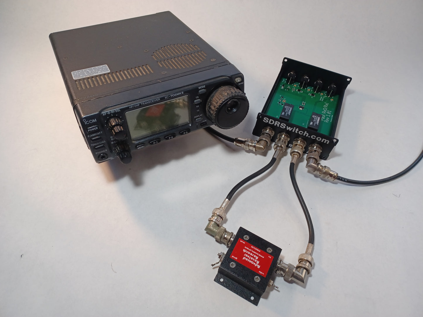 0-70MHz 100W RXin RXout SDR Switch.