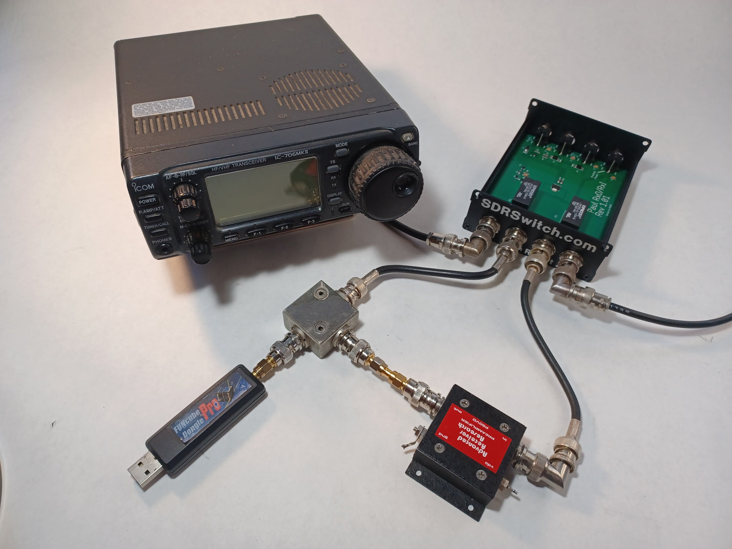 0-70MHz 100W RXin RXout SDR Switch.
